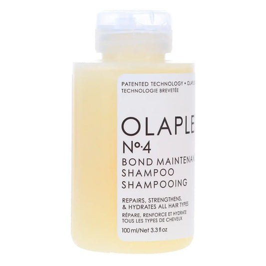 Olaplex No.4 Bond Maintenance Shampoo bottle for hair repair and hydration, 100ml