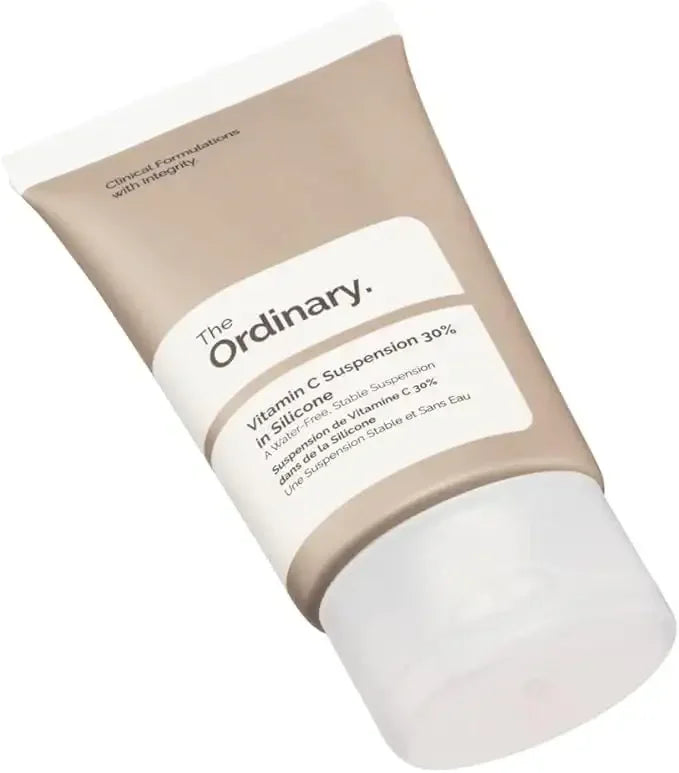 The Ordinary Vitamin C Suspension 30% in Silicone skincare tube, anti-aging serum