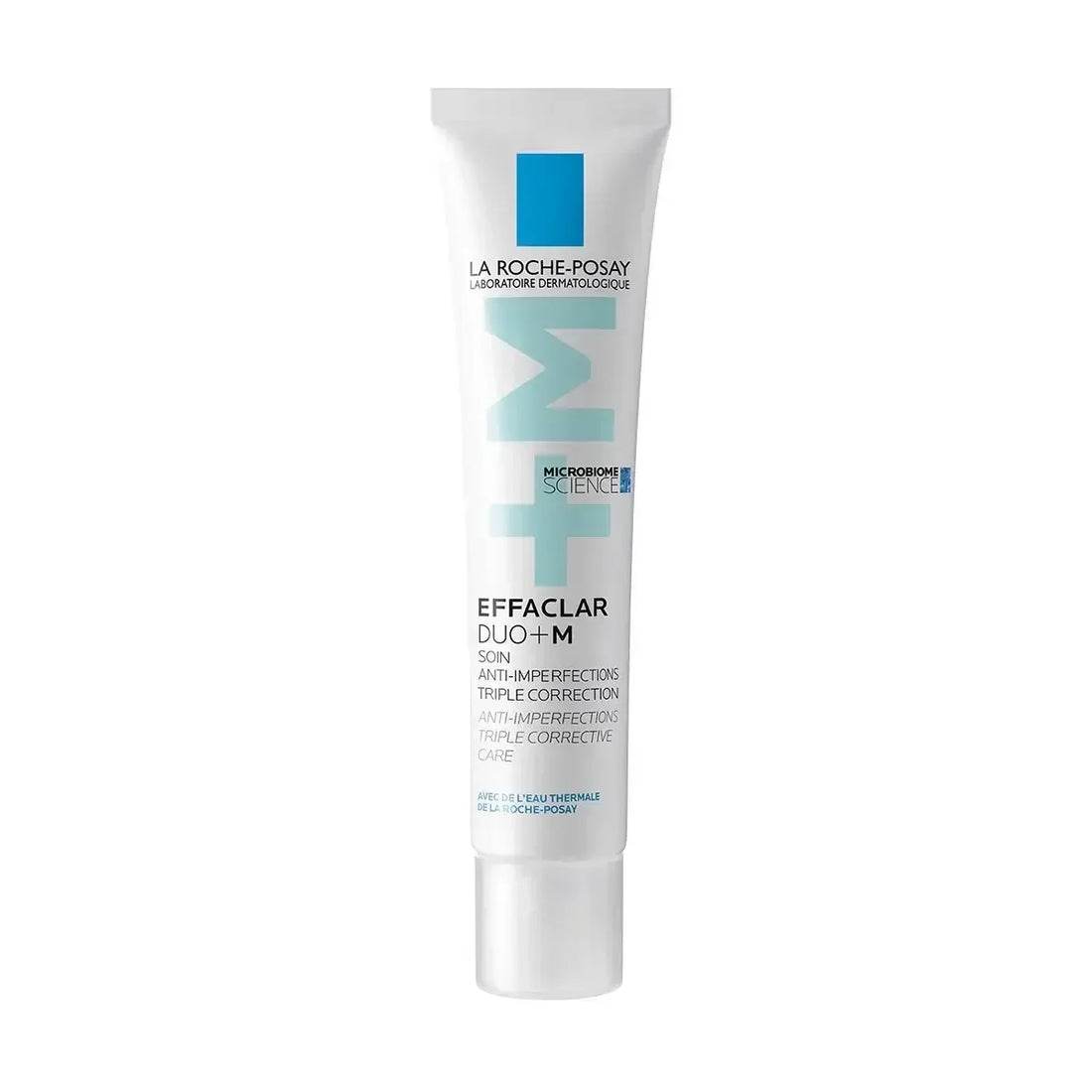 La Roche-Posay Effaclar Duo+M tube, triple correction anti-imperfection skincare product