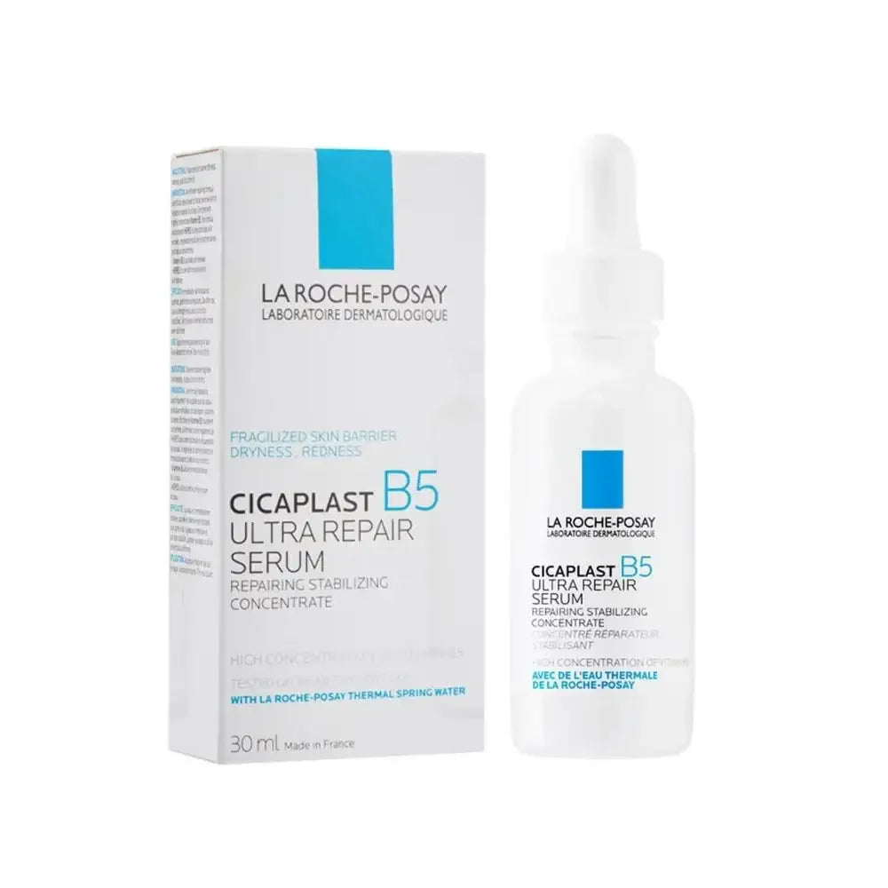 La Roche-Posay Cicaplast B5 Ultra Repair Serum with box, skincare product for damaged skin