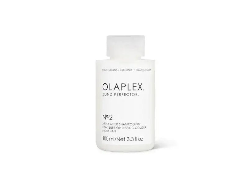 Olaplex No. 2 Bond Perfector 100ml hair treatment bottle on white background