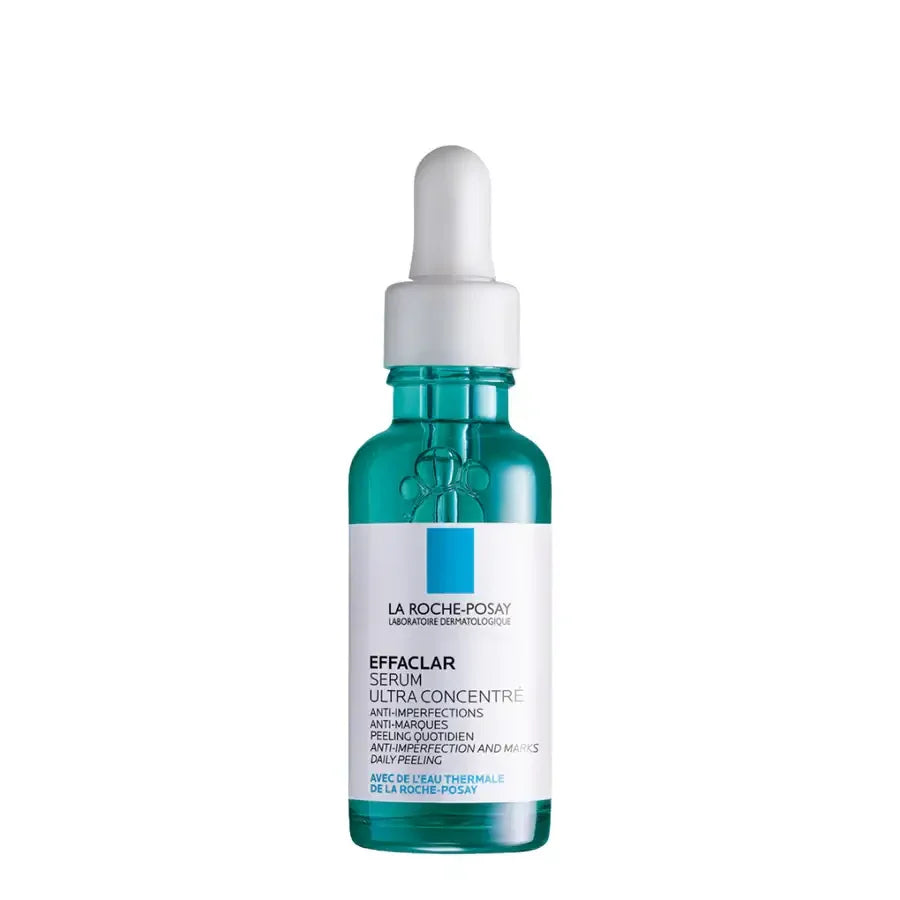 La Roche-Posay Effaclar Serum Ultra Concentre in turquoise dropper bottle for skincare