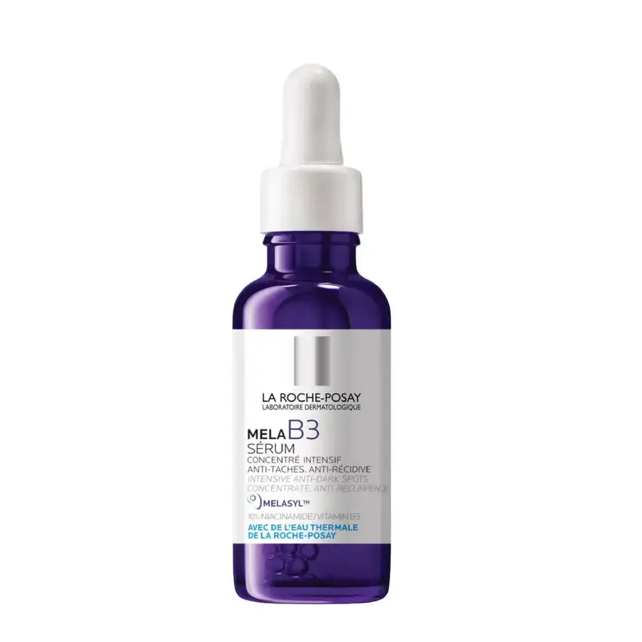 La Roche-Posay Mela B3 Serum bottle with dropper for dark spot treatment
