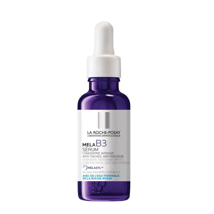 La Roche-Posay Mela B3 Serum bottle with dropper for dark spot treatment