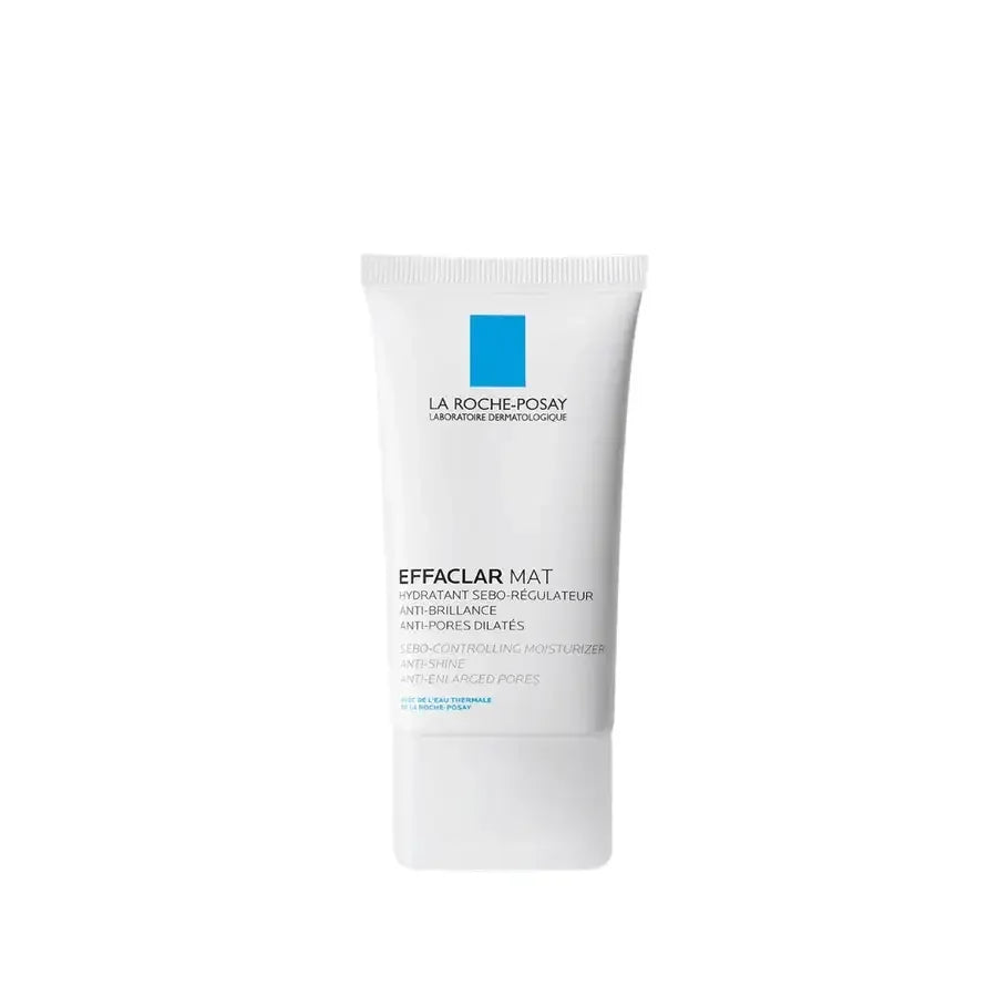 La Roche-Posay Effaclar Mat moisturizer tube for oily skin, anti-shine, pore minimizing