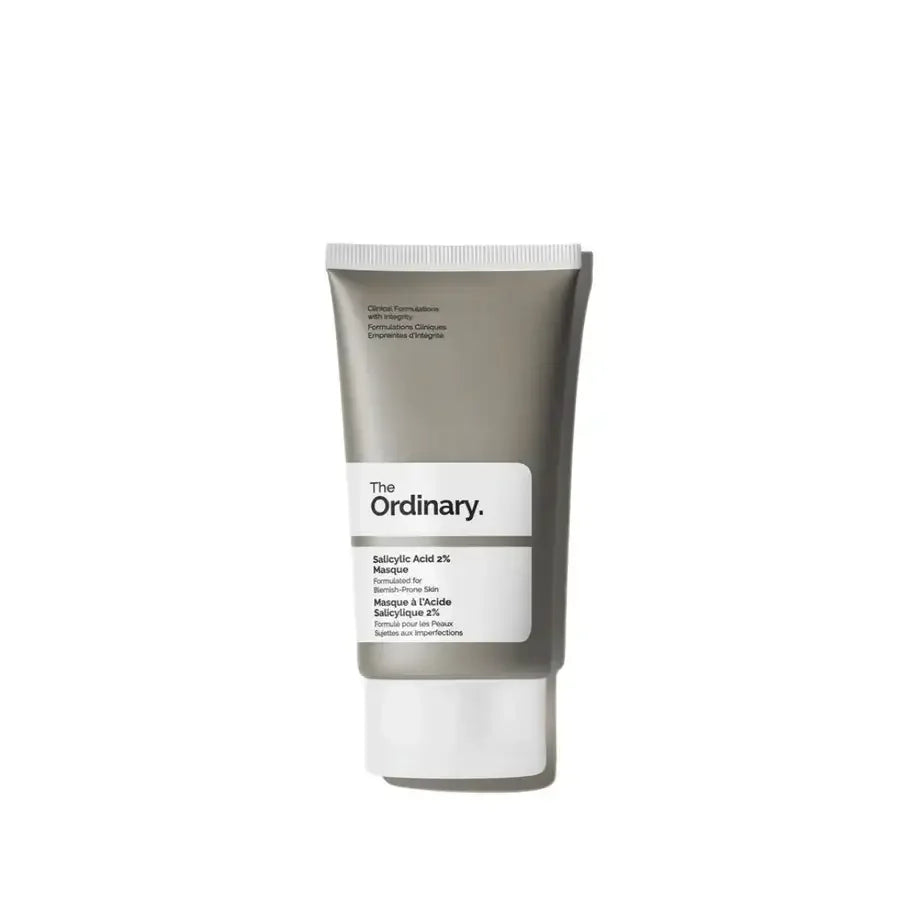 The Ordinary Salicylic Acid 2% Masque skincare tube on white background