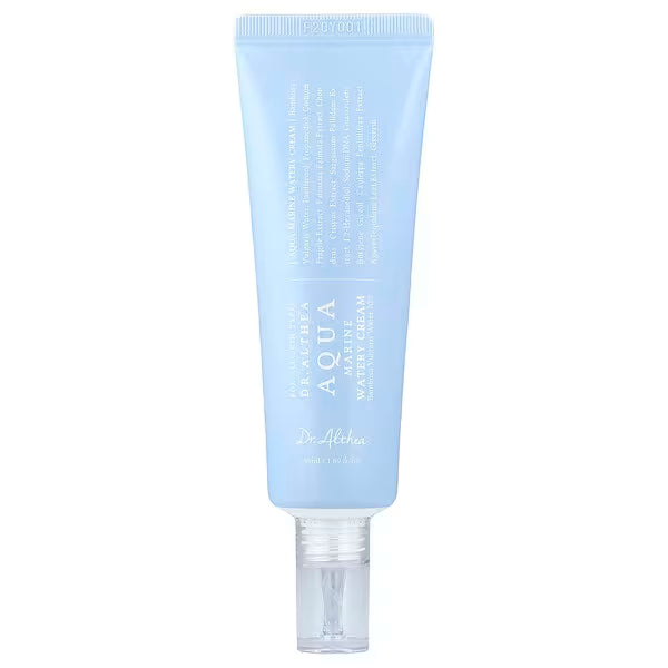 Dr. Althea Aqua Water Bomb cream in light blue tube packaging, front view.