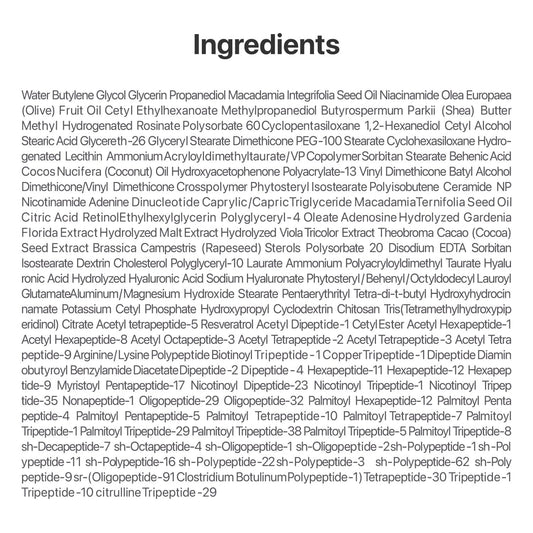 Numbuzin No.9 NAD+ Retinol Eye Cream in a sleek tube, designed for reducing puffiness and fine lines around the eyes